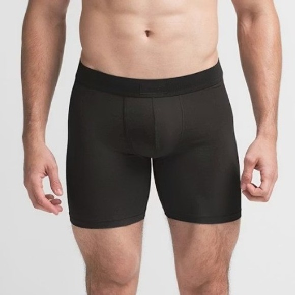 SKIMS Other - NWT - SKIMS Bundle!! 5" Inseam Men's Boxer Briefs - Size XL - Onyx (black)